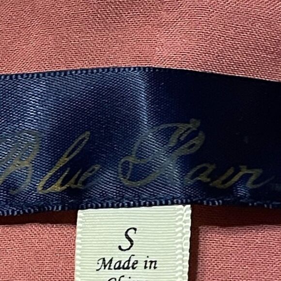 Small Blue Rain mauve lined loose fit sleeveless pull on midi dress - Picture 11 of 14